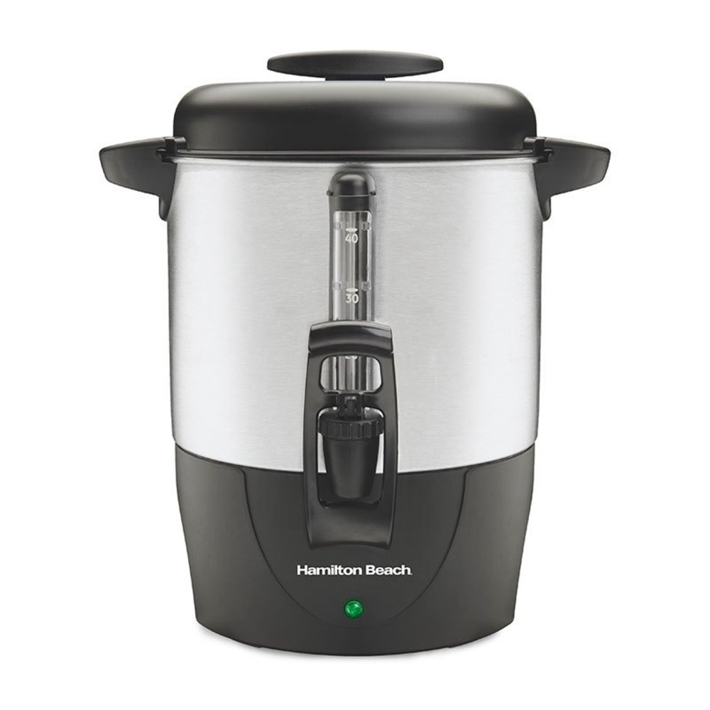 Hamilton Beach Coffee Urn Unisex 40 Cup Silver NIB Dispensing Percolator 40540 - Picture 1 of 9